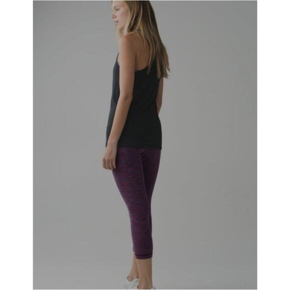 Lululemon Wunder Under Crop II (Roll Down) Leggings Size 4 - Picture 6 of 8